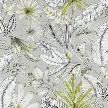 Looking F1363/04 Tropicana Botanical by Clarke And Clarke Fabric