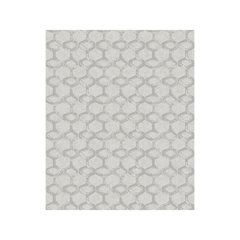 Sample 2976-86537 Grey Resource, Besi Platinum Tiled by A-Street Prints Wallpaper