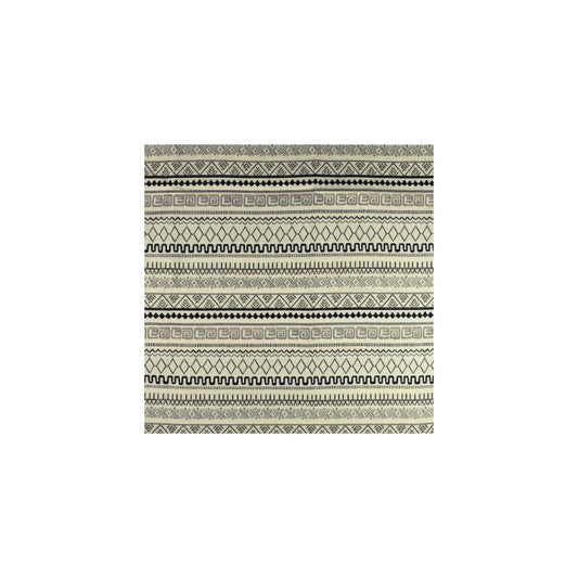 Acquire F2772 Cream Gray Geometric Greenhouse Fabric