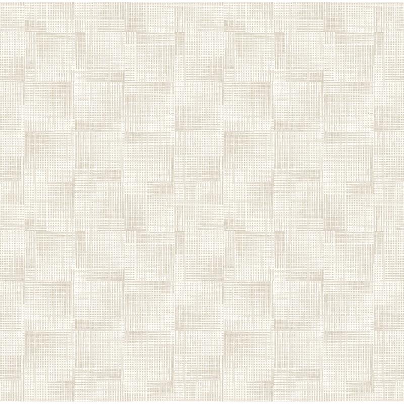 Save on 2972-86161 Loom Ting Cream Lattice Wallpaper Cream A-Street Prints Wallpaper