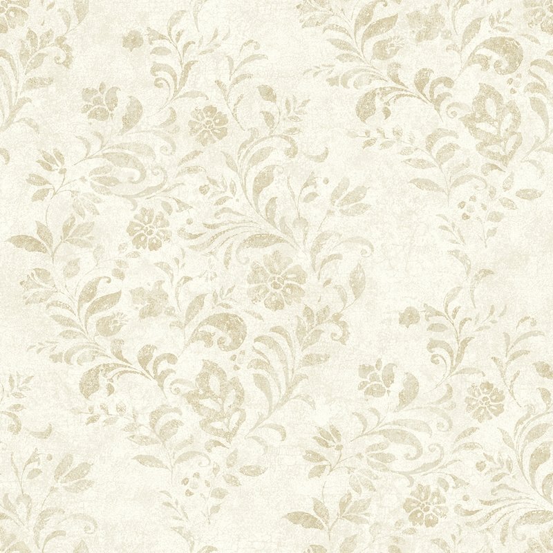 Search 4072-70007 Delphine Isidore Wheat Scroll Wallpaper Wheat by Chesapeake Wallpaper