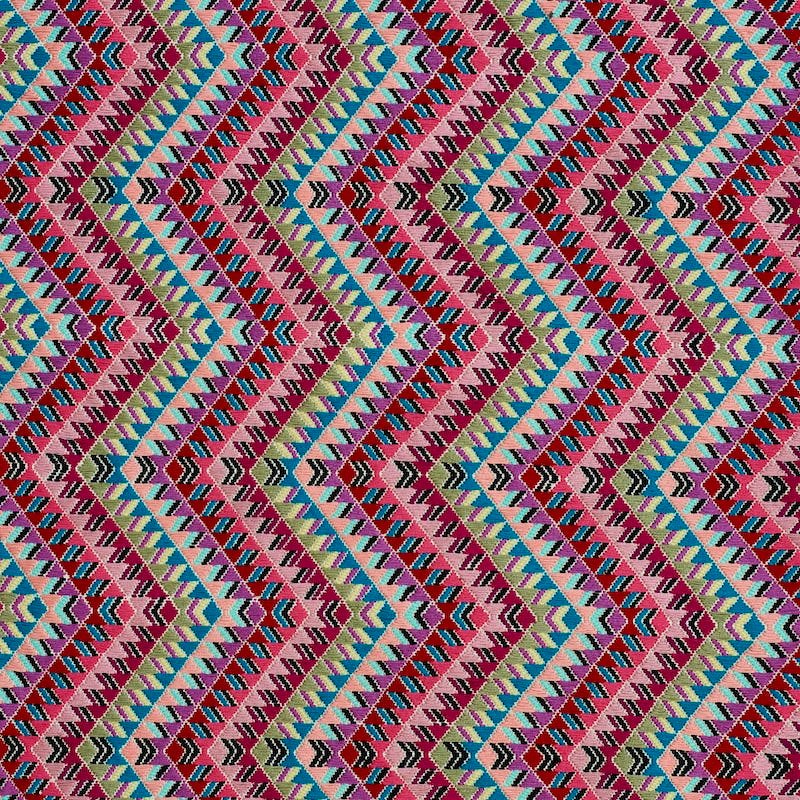 Purchase sample of 79220 Amates Hand Woven Brocade, Carnival by Schumacher Fabric