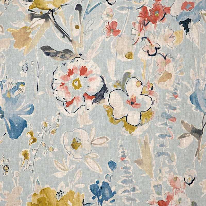 Select 8485 Perino Gulf Multicolored Floral Multipurpose Magnolia Fabric