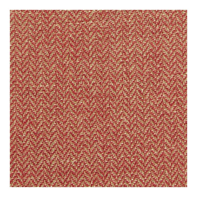 Sample 27006-011 Oxford Herringbone Weave, Rouge by Scalamandre Fabric (SC 001127006)
