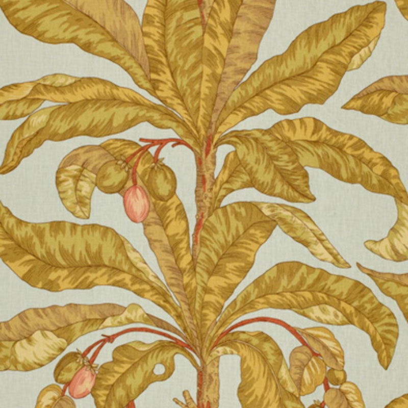 Purchase sample of 173590 Blair House Palm Ii, Sea Breeze by Schumacher Fabric