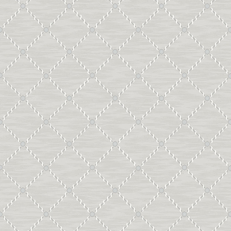 Sample 2266 Golden Trellis, Grey And Silver By Borastapeter Wallpaper