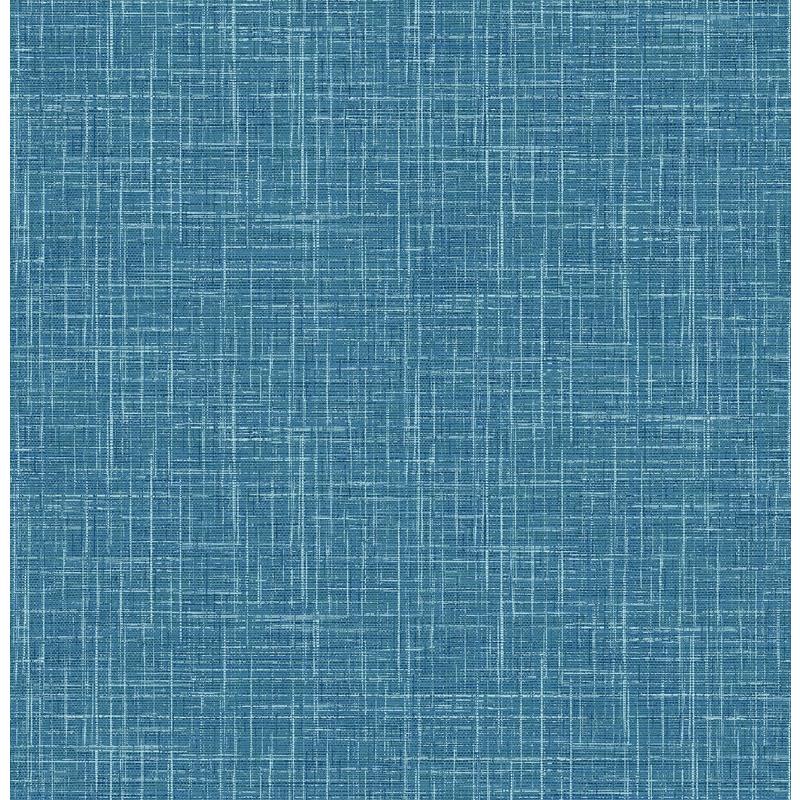Sample 4081-26351 Happy, Emerson Teal Faux Linen by A-Street Prints Wallpaper