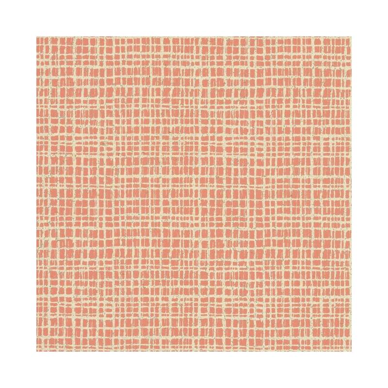Sample LT3662 Organic Cork Textures, Pink  Plaid Wallpaper by Ronald Redding