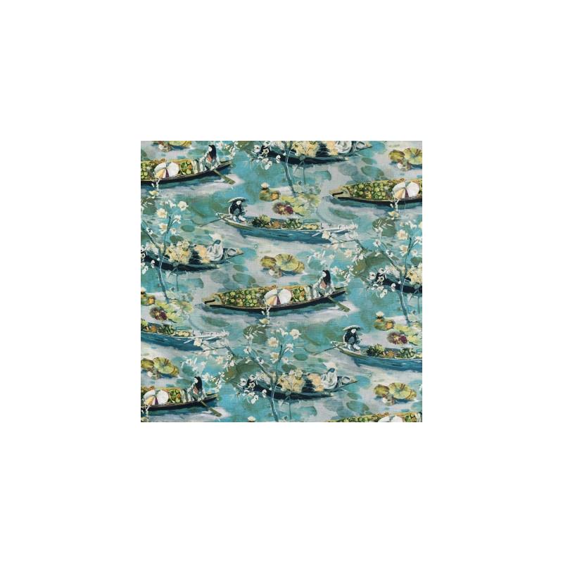 Select S3615 Lagoon Teal Asian Greenhouse Fabric