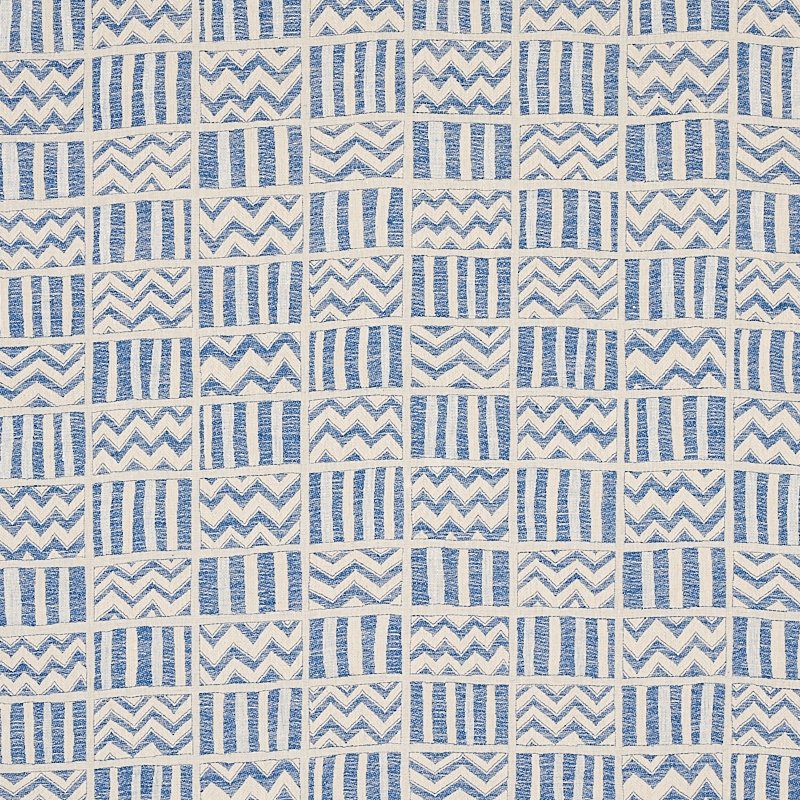 Purchase sample of 79762 Kudu, Blue by Schumacher Fabric