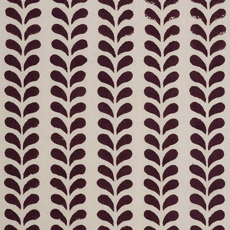 Purchase sample of 179272 Bindi, Aubergine by Schumacher Fabric