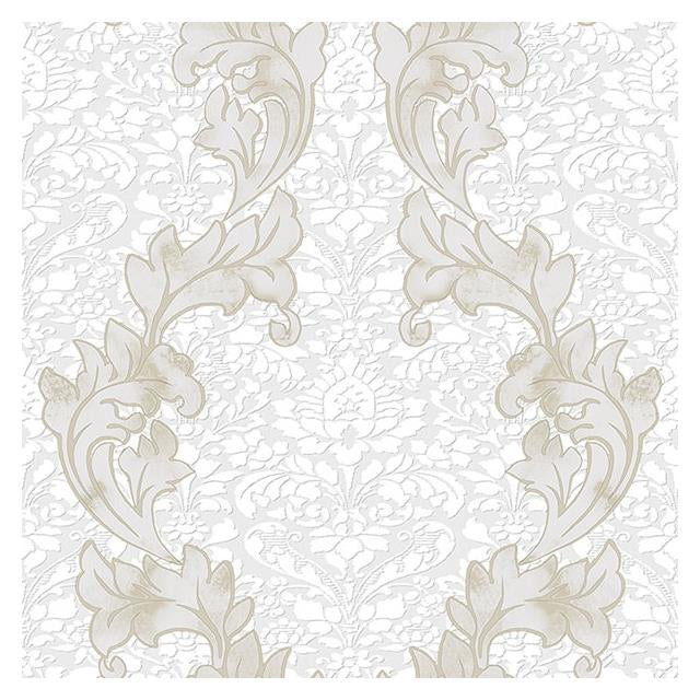 View JC20031 Concerto Damask by Norwall Wallpaper