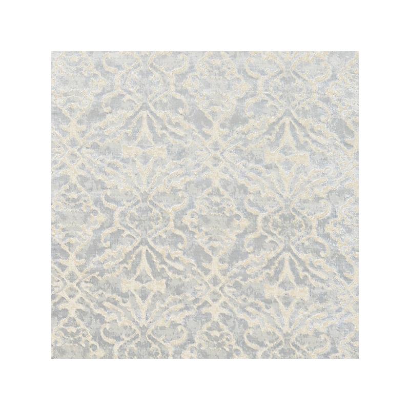 Sample 27084-001 Palazzo Velvet, Glacier - Scalamandre Fabric (SC 000127084)