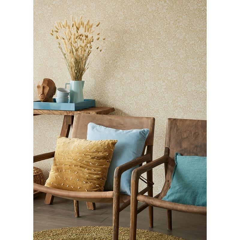 316021 Posy Zahara Wheat Floral Wallpaper by Eijffinger,316021 Posy Zahara Wheat Floral Wallpaper by Eijffinger2