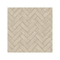 Sample 3123-10105 Homestead, Kaliko Taupe Wood Herringbone by Chesapeake Wallpaper