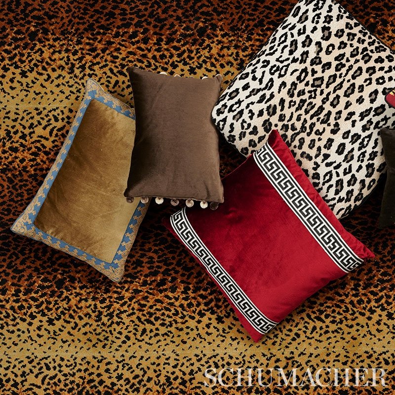 So17732404 Iconic Leopard I/O 18&quot; Pillow Graphite By Schumacher Furniture and Accessories 1,So17732404 Iconic Leopard I/O 18&quot; Pillow Graphite By Schumacher Furniture and Accessories 2,So17732404 Iconic Leopard I/O 18&quot; Pillow Graphite By Schumacher Furniture and Accessories 3