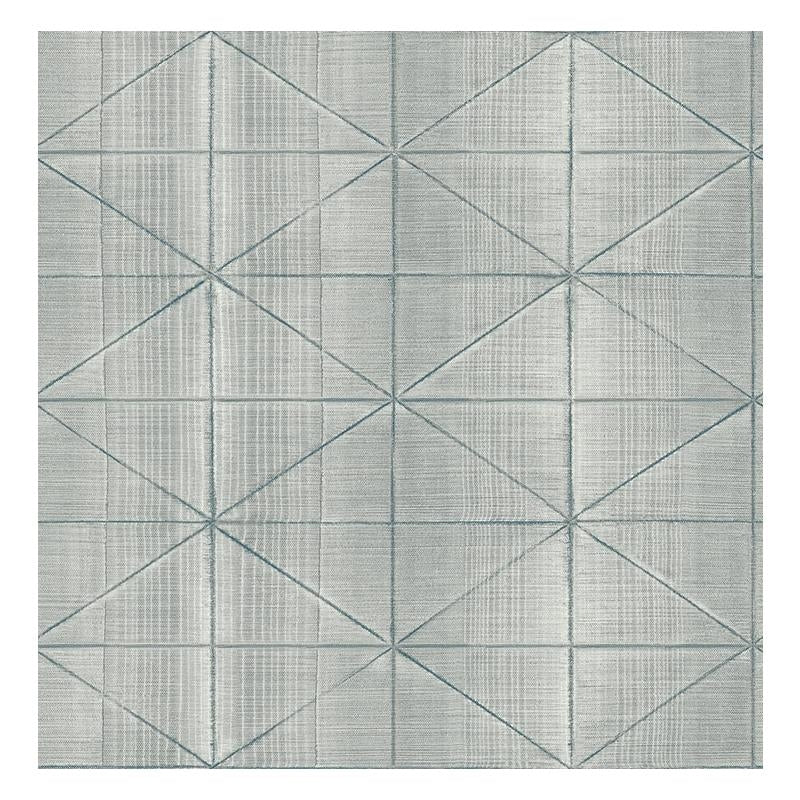 Sample Carl Robinson  CR61402, Norwich color Blue  Geometric Wallpaper