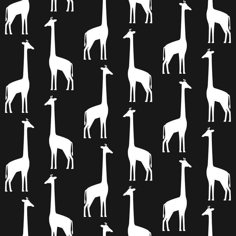 Order 4060-139062 Fable Vivi Black Giraffe Wallpaper Black by Chesapeake Wallpaper
