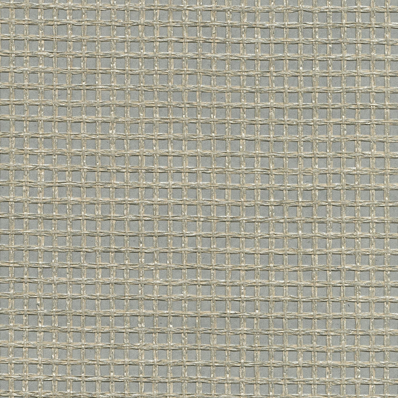 Sample 2732-80017 Canton Road, Wanchai Grey Grasscloth by Kenneth James Wallpaper