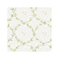 Sample AF37746 Flourish Abby Rose 4, Green Floral Laurel Wallpaper by Norwall