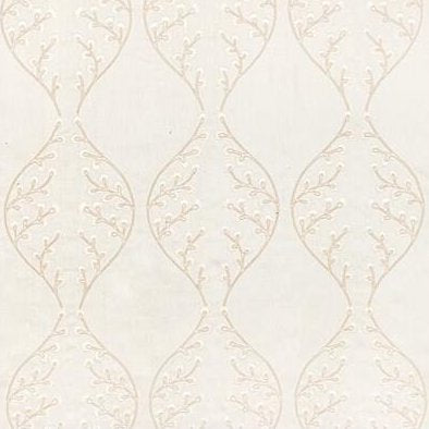 Order 2021129.1 Lillie Embroidery Ivory Botanical & Floral by Lee Jofa Fabric