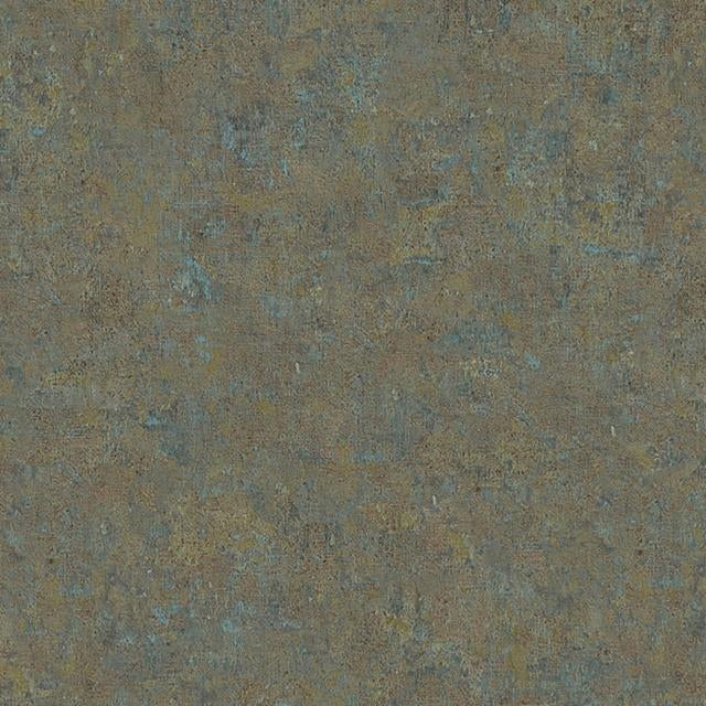 Save 4035-37656-1 Windsong Ryu Multicolor Cement Texture Wallpaper Green by Advantage