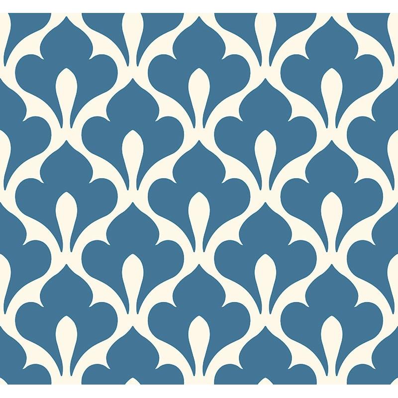 View TA20802 Tortuga Blue Swirl by Seabrook Wallpaper