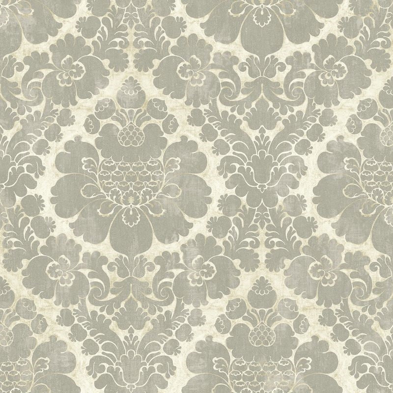 Select IM70705 Caspia Brisk Damask by Wallquest Wallpaper