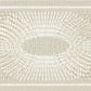 Sample T30766.11.0 Deco Rays Soft Grey Light Grey Trim Fabric by Kravet Design