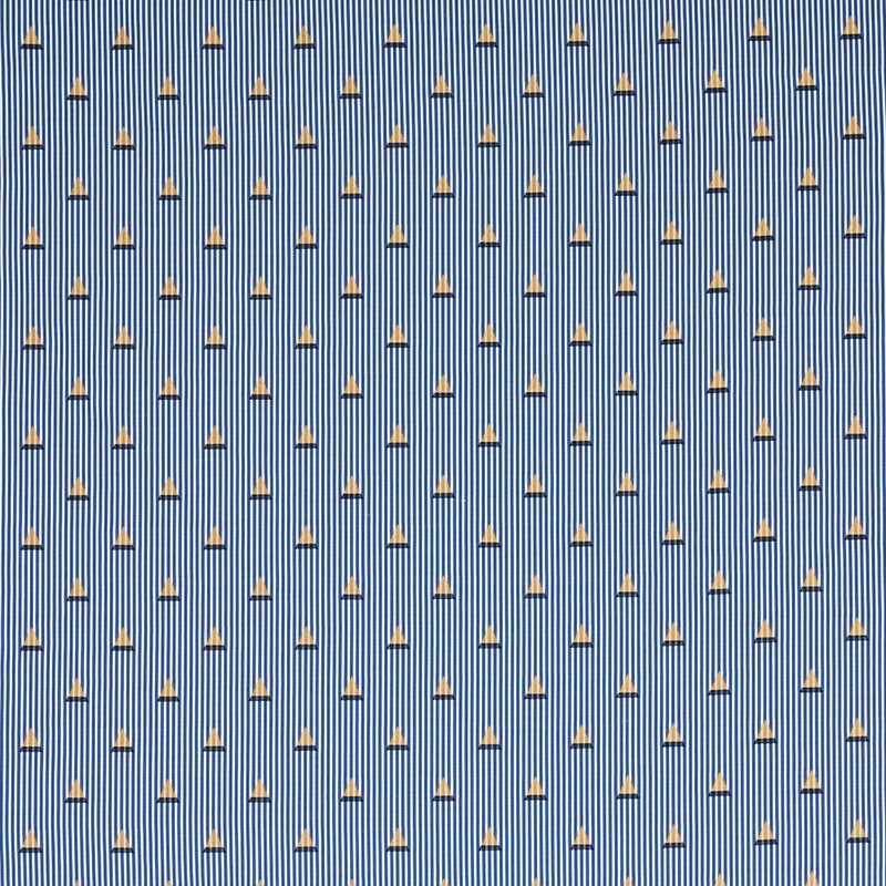 Purchase sample of 79361 Ludus Stripe, Blue by Schumacher Fabric