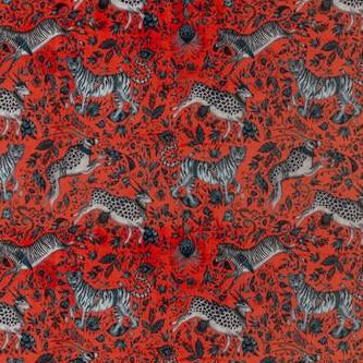 Search F1479/03 Protea Velvet Coral Animal/Insect by Clarke And Clarke Fabric