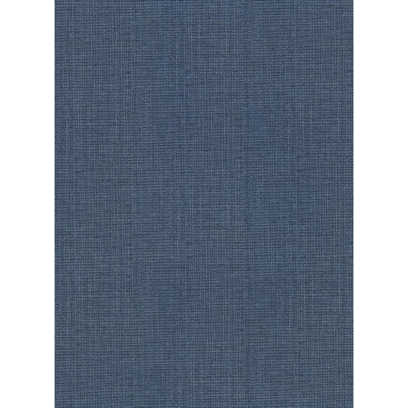 Sample 2921-50612 Warner Textures IX 2754 Main Street, Claremont Indigo Faux Grasscloth Wallpaper by Warner