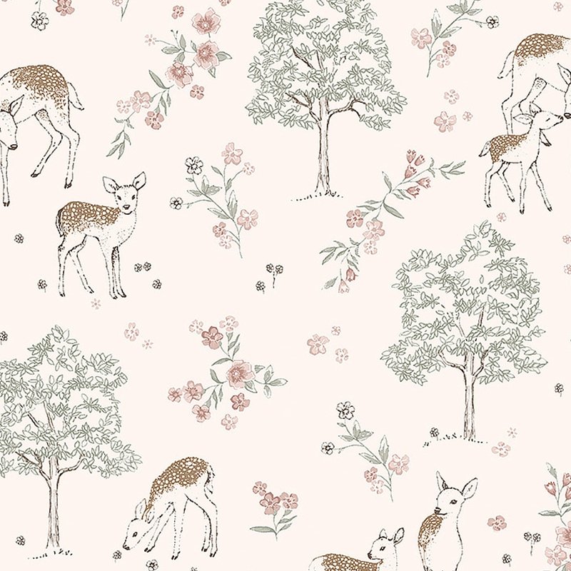 Buy 7473 Deer Love Blush by Borastapeter Wallcovering