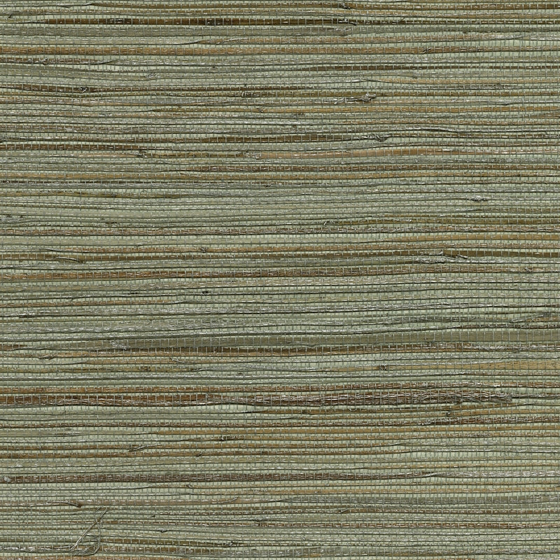 Sample 2923-80070 Twine, Shandong Sea Green Grasscloth by A-Street Prints Wallpaper