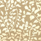 Sample 2035-09WP Arbre De Matisse Reverse, Camel II on Off White by Quadrille Wallpaper