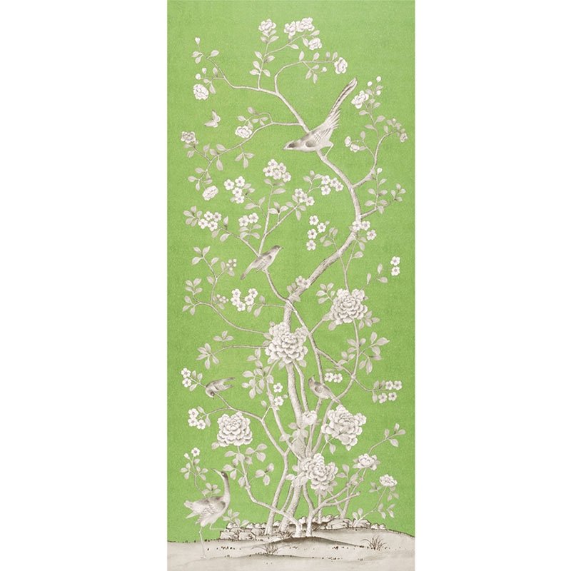 Purchase sample of 175040 Chinois Palais, Lettuce by Schumacher Fabric
