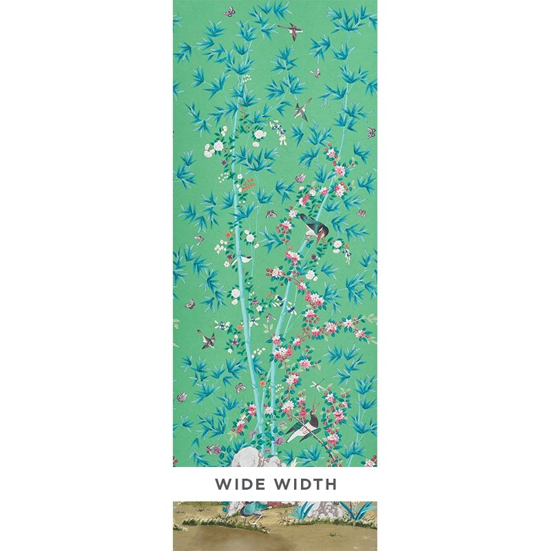 Looking for 5007743 Brighton Pavilion Emerald Schumacher Wallpaper