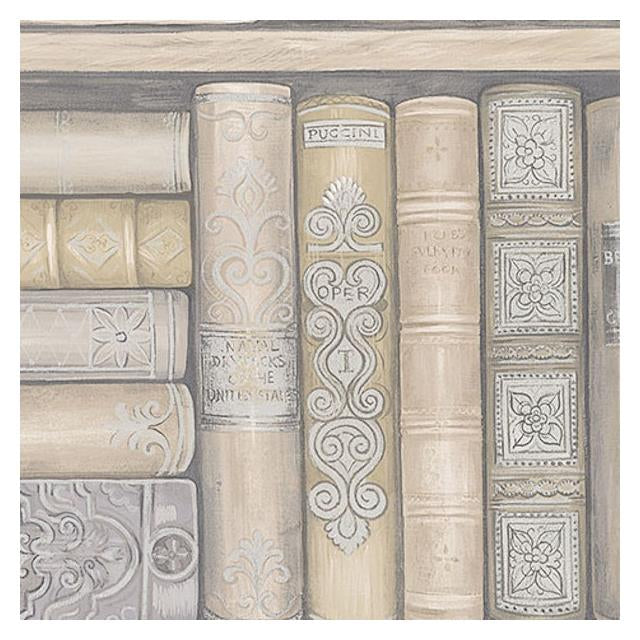 Search LL29569 Illusion 2 Bookcase by Norwall Wallpaper