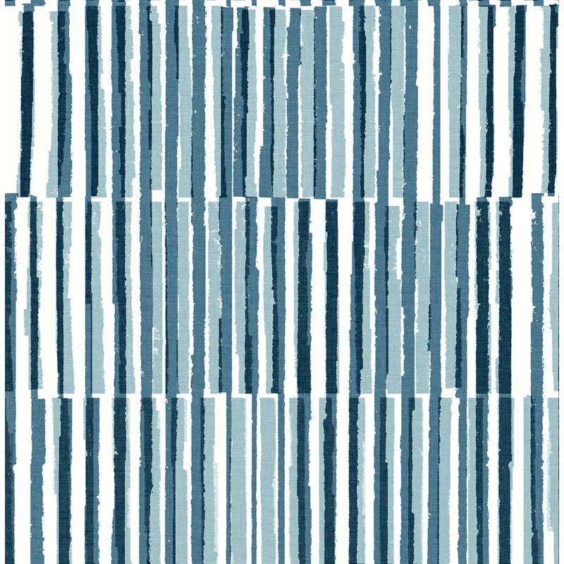 Sample 4014-26414 Seychelles, Sabah Teal Stripe Wallpaper by A-Street Prints Wallpaper