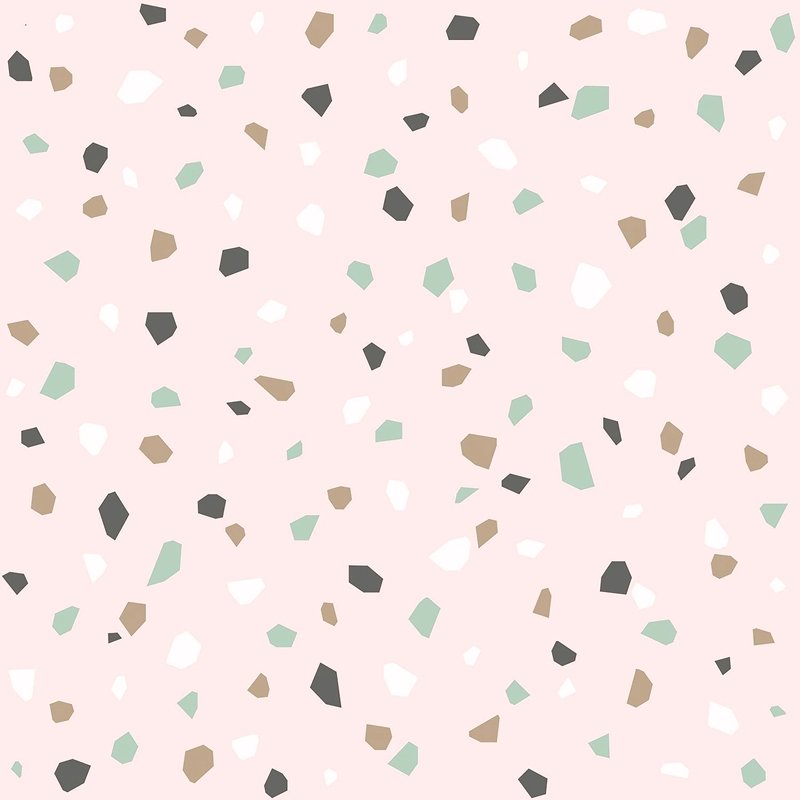 Save 4060-139035 Fable Ona Pink Terrazzo Wallpaper Pink by Chesapeake Wallpaper