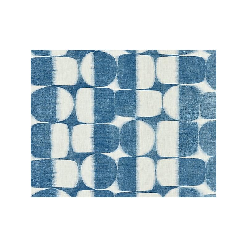 Sample SC 000316636 Rift Linen Print, Blueprint by Scalamandre   Fabric