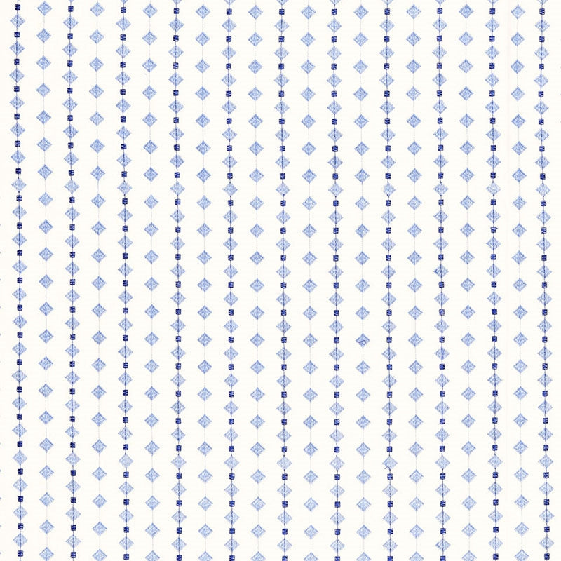 Purchase sample of 66260 Macaroni, Blueberry / Sky by Schumacher Fabric