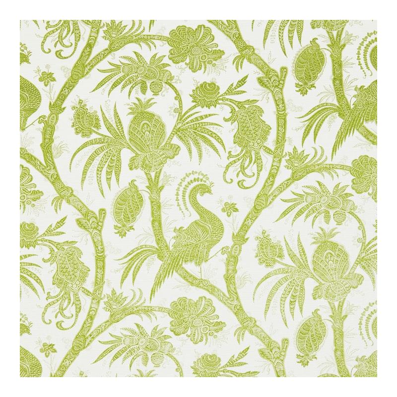 Sample 16575-003 Balinese Peacock, Pear by Scalamandre Fabric (SC 000316575)