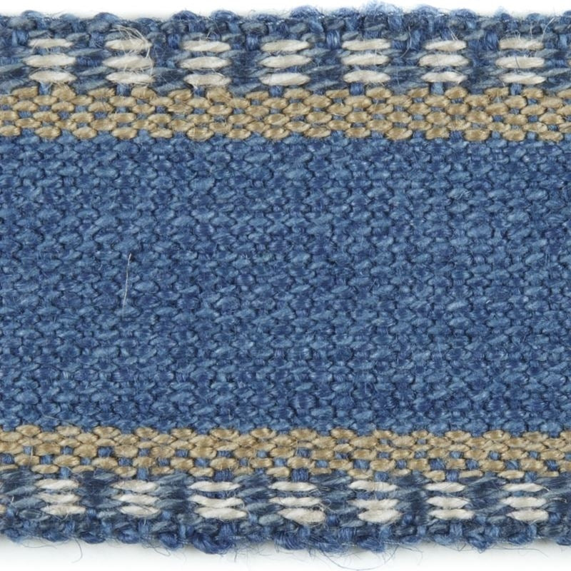 TL10169.515 | Danakil Tape, Blue/Slate trim lee jofa fabric