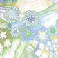 Purchase 5013552 Daisy Chain Green And Blue Schumacher Wallcovering Wallpaper
