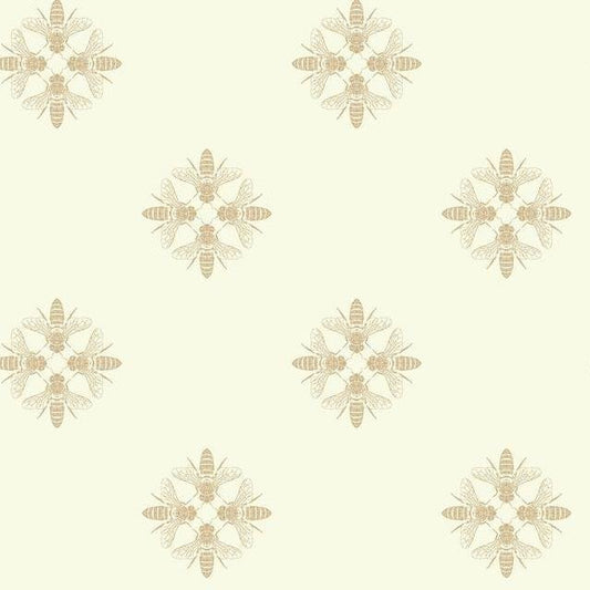 Find ON1641 Outdoors In Honey Bee color Gold Animals by York Wallpaper
