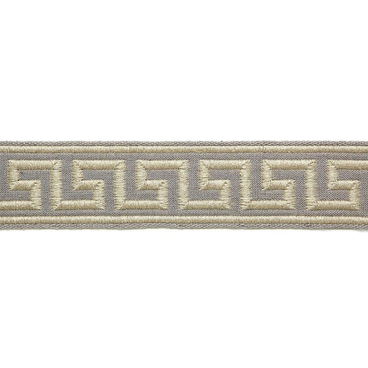 65580 Francoise Linen Braid Blanc by Schumacher