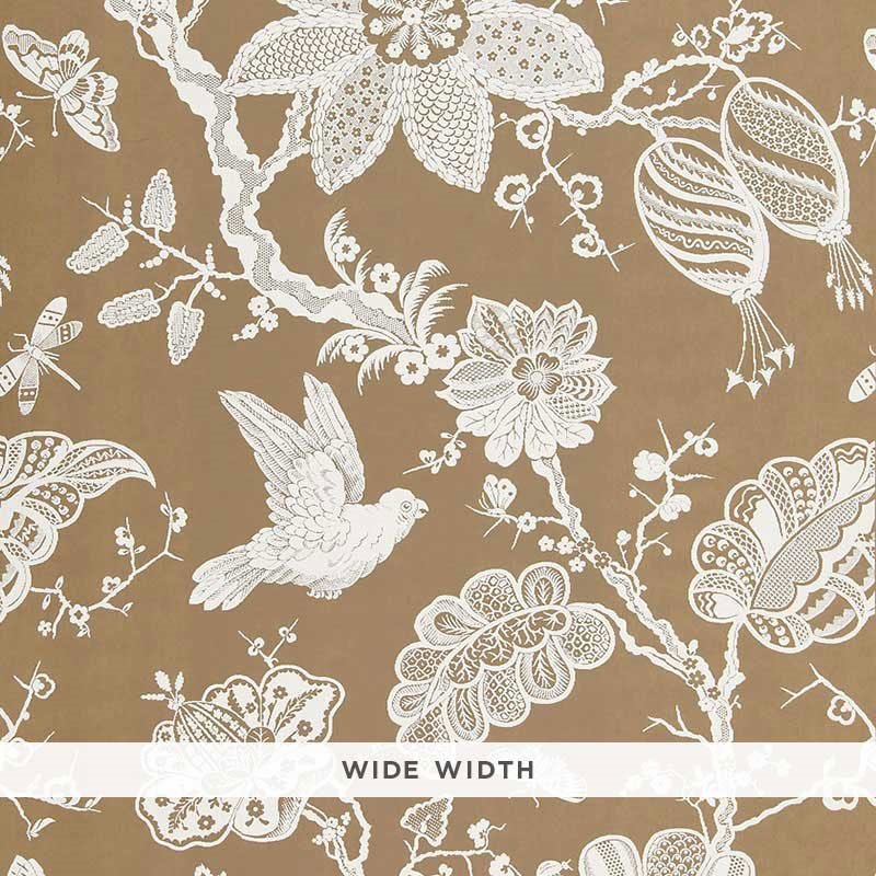 Order 5005002 Bali Vine Mocha Schumacher Wallpaper