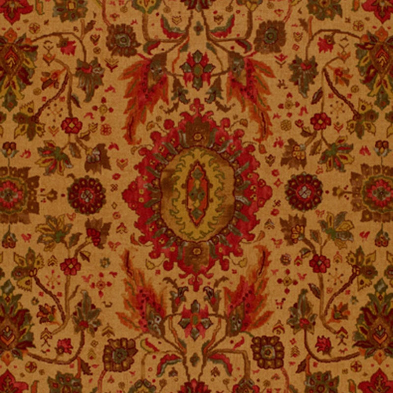 Purchase sample of 172792 Jahanara Carpet, Tea Leaf by Schumacher Fabric