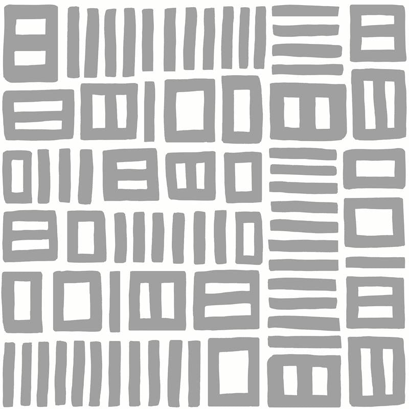 Sample BPS4057 Black Pepper, Grey Traverse Peel and Stick Wallpaper by NuWallpaper